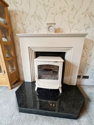 Dining room fireplace- click for photo gallery